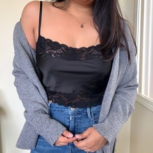 Brandy Melville lace crop cami